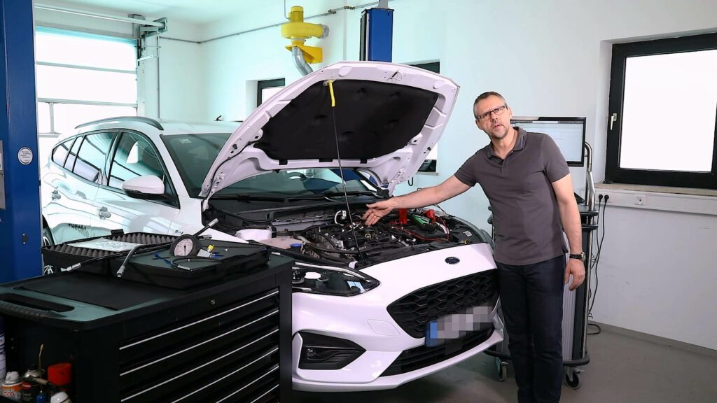 Hochdruck-Eingangsprüfung am System mit Bosch HDP5